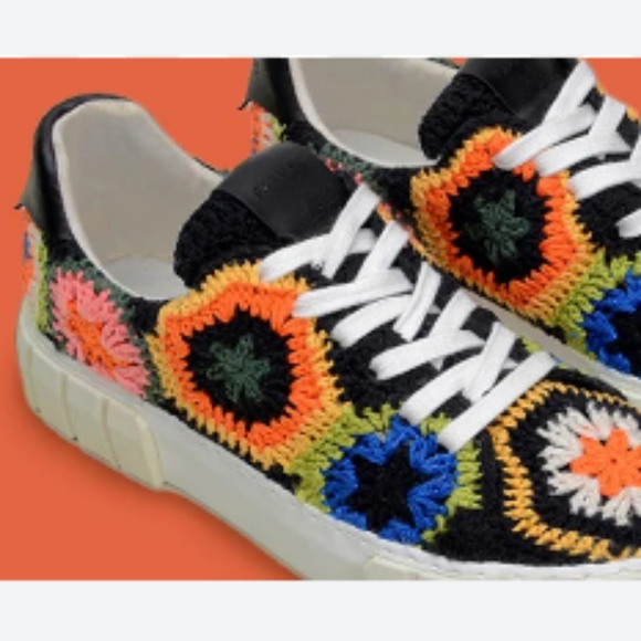 Farm Rio Artisanal Crochet Platform Sneaker - Picture 8 of 9